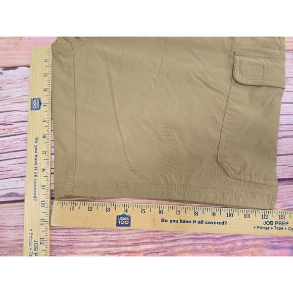 Orvis Mens Cargo Shorts With Belt 40 Beige Nylon/Spandex - Picture 8 of 8